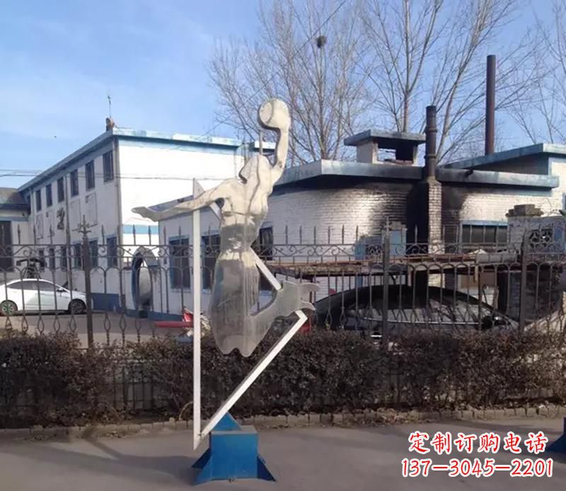 周口不锈钢打高尔夫雕塑