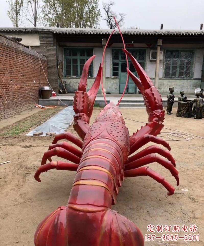 周口不锈钢大龙虾雕塑雕塑之美