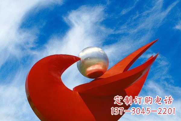 周口“和平鸽”用不锈钢大型雕塑抒发爱与和平