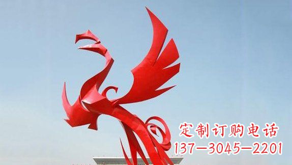 周口不锈钢凤凰雕塑