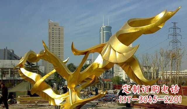 周口不锈钢大雁雕塑——一件传承中华文化的艺术杰作