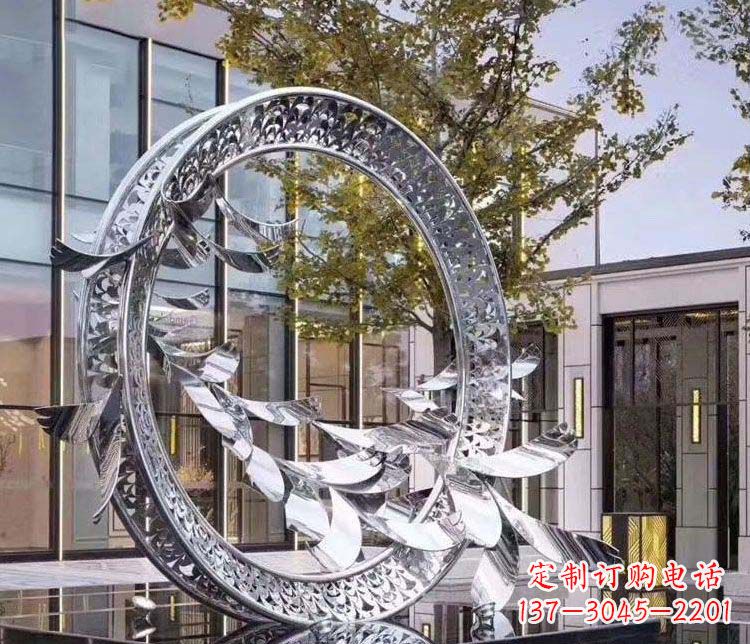 周口大雁雕塑象征着永恒的美丽