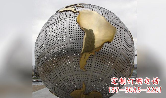 周口不锈钢地球雕塑传承人类文明的精神象征