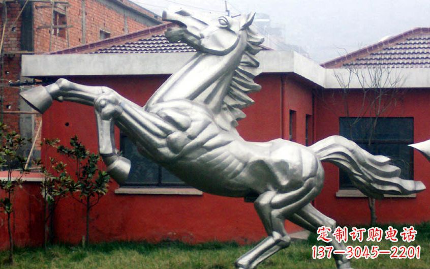 周口不锈钢奔马雕塑令人叹为观止的艺术杰作