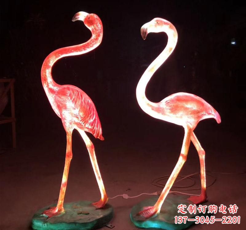 周口不锈钢火烈鸟绚丽多彩的艺术品