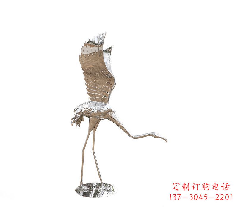 周口不锈钢火烈鸟雕塑灿烂耀眼的艺术之作