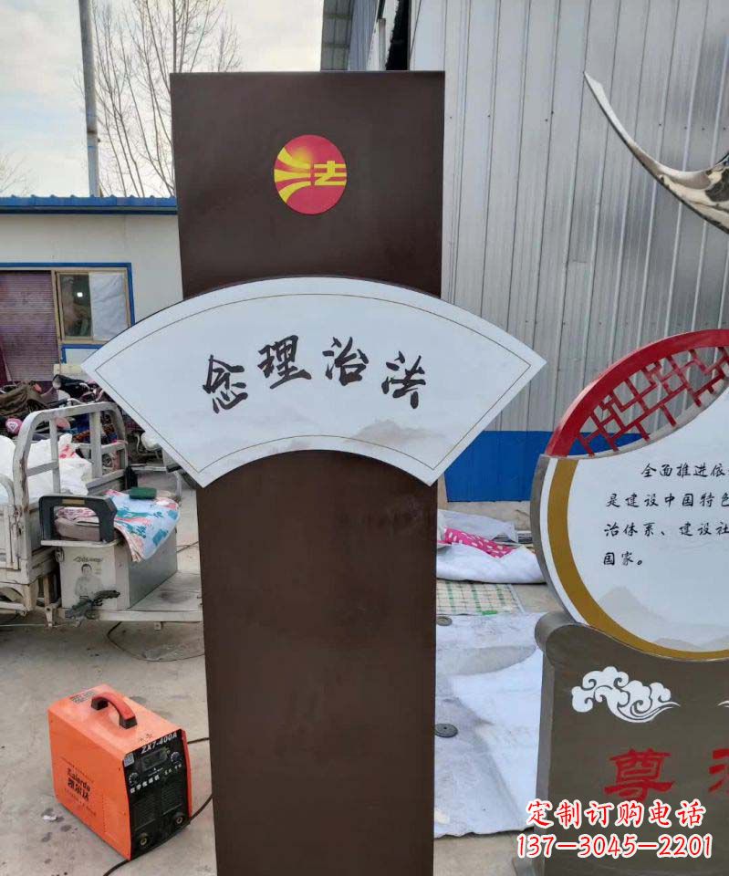 周口不锈钢标牌雕塑美丽耐用的艺术品