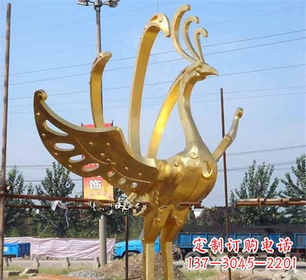 周口不锈钢凤凰雕塑