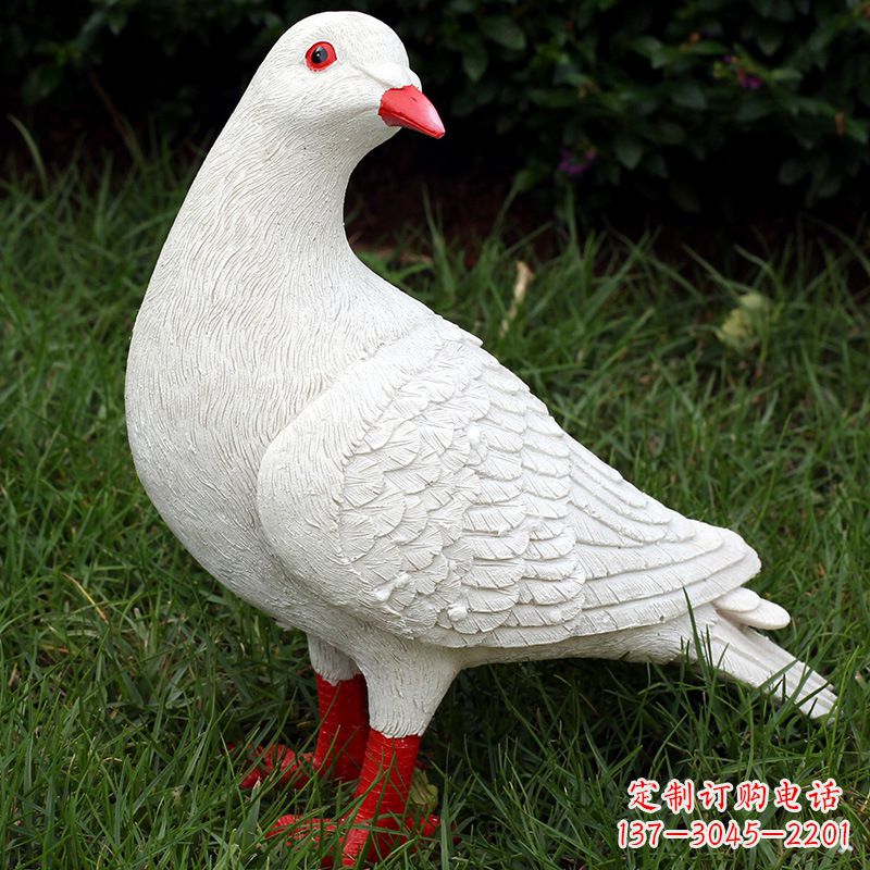 周口不锈钢鸽子雕塑