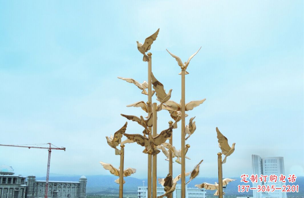 周口鸽子雕塑,传承着美好的历史