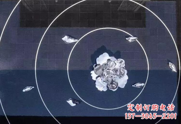 周口不锈钢莲花雕塑——给公园增添一抹绚丽