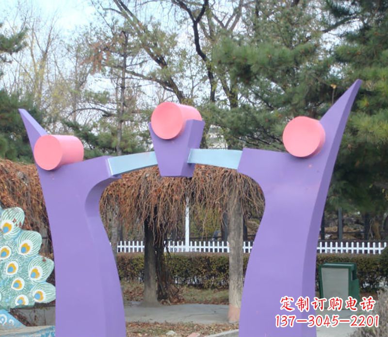 周口不锈钢拱门雕塑精美艺术品