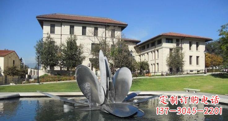 周口不锈钢喷泉雕塑——美的象征