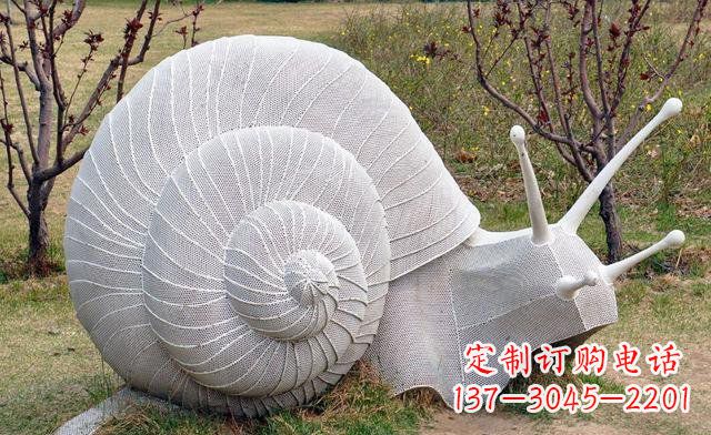 周口不锈钢蜗牛雕塑——让艺术与自然相结合