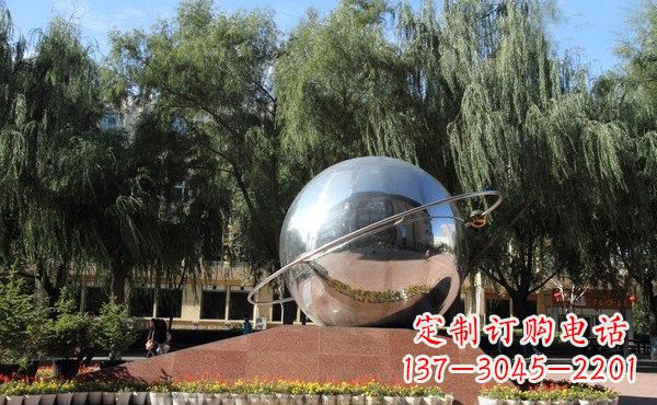 周口不锈钢地球雕塑——缅怀美好家园