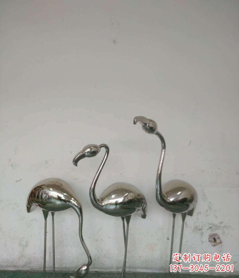 周口不锈钢火烈鸟雕塑精美的艺术之作