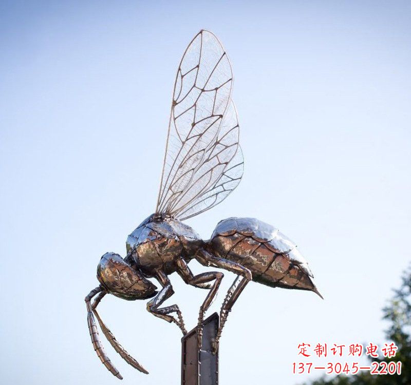 周口不锈钢公园蜜蜂雕塑精彩纷呈的自然之美