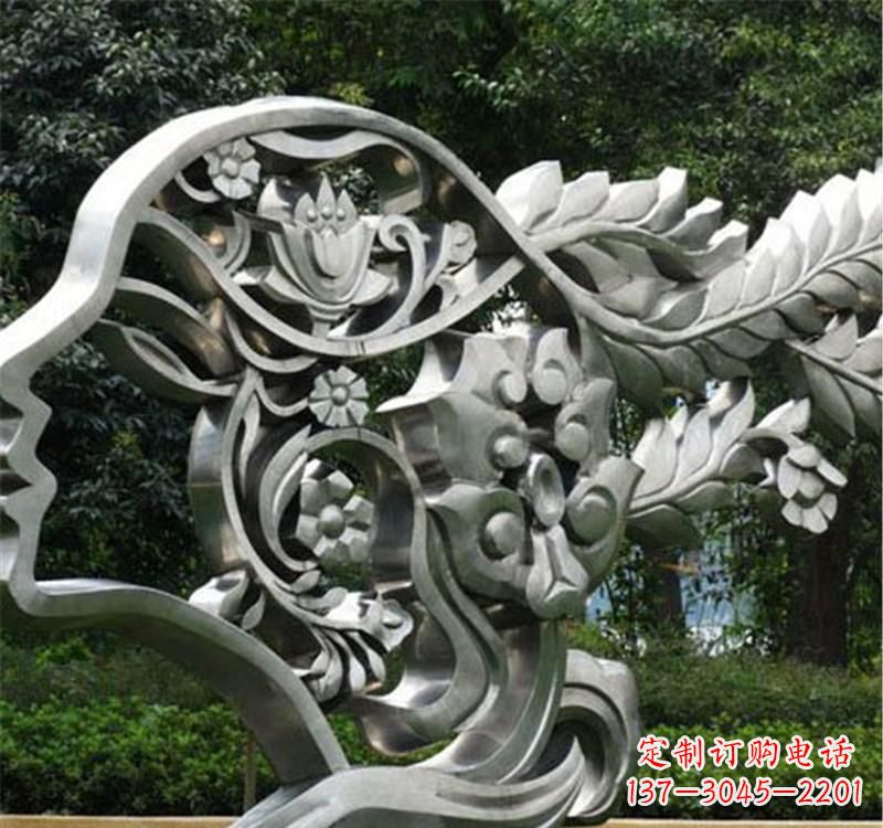 周口不锈钢雕塑美丽的象征