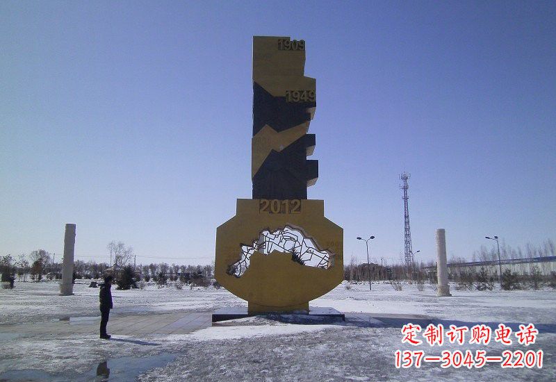 周口不锈钢钥匙雕塑精致且具有象征意义