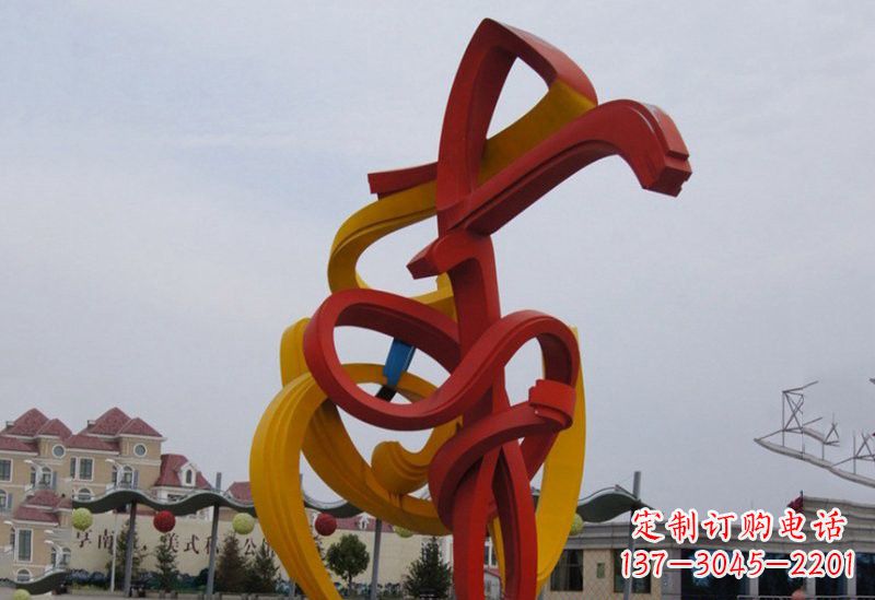 周口不锈钢音符雕塑美妙的视觉音乐