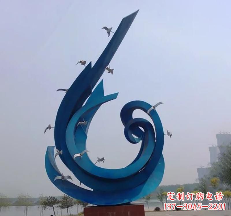 周口不锈钢鸽子雕塑——缔造城市新景象