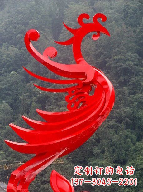 周口不锈钢凤凰雕塑一次精美的艺术体验