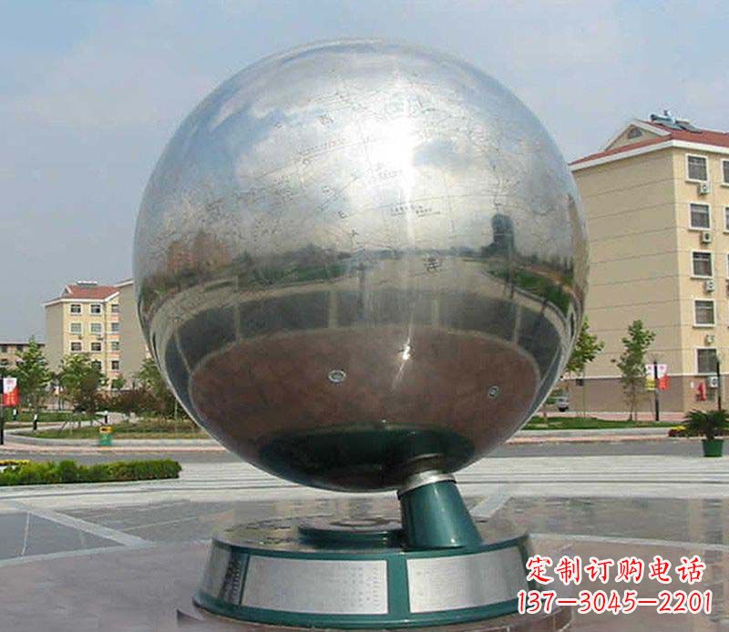 周口不锈钢地球仪雕塑精美绝伦