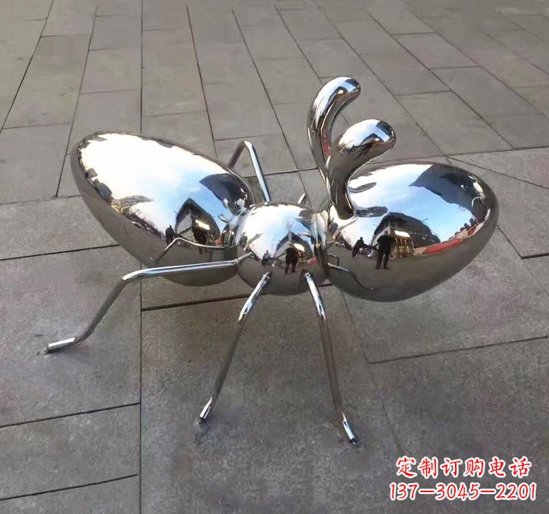 周口不锈钢蚂蚁雕塑——缩小世界的小工匠