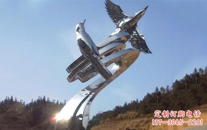 周口不锈钢动物雕塑——美化城市环境