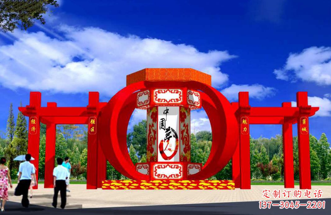 周口灯笼点亮城市景观