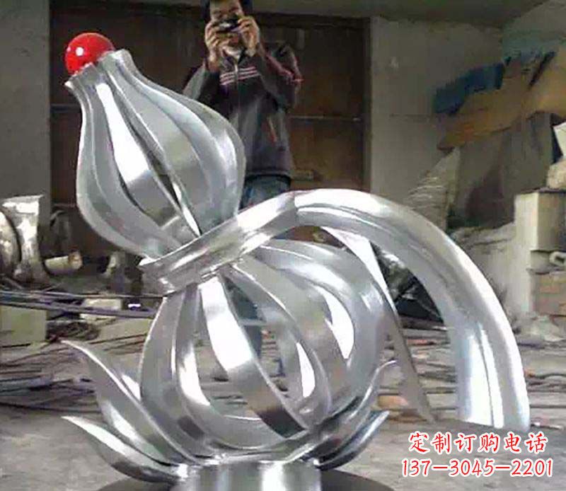 周口不锈钢葫芦雕塑艺术与科技的完美结合