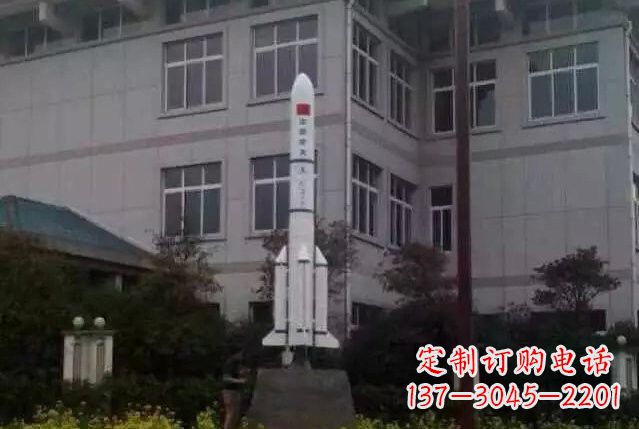 周口不锈钢火箭雕塑给城市带来无限美