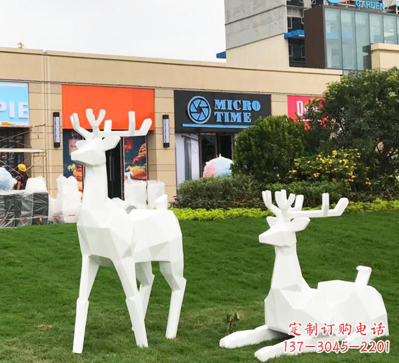 周口不锈钢小鹿雕塑艺术之美