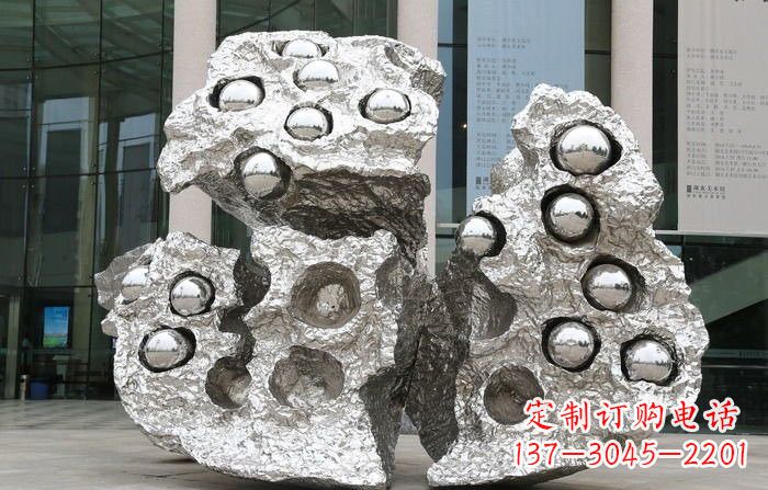 周口不锈钢莲蓬雕塑——传承古老文化的艺术瑰宝