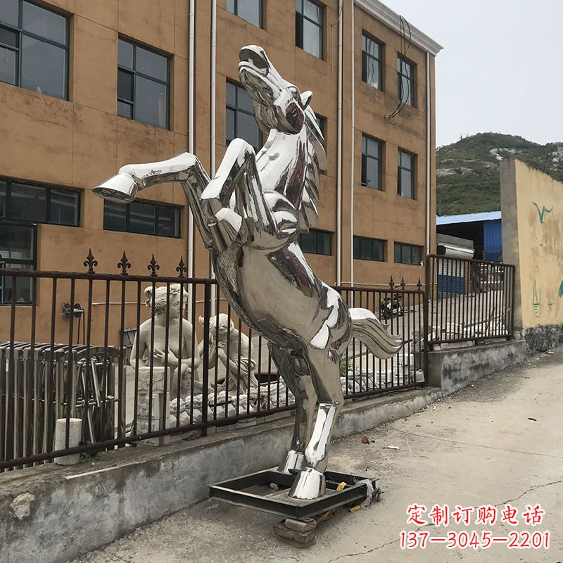 周口不锈钢马雕塑精美绝伦