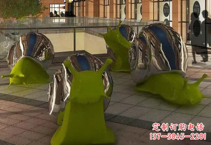 周口不锈钢蜗牛雕塑融合现代技术与传统艺术