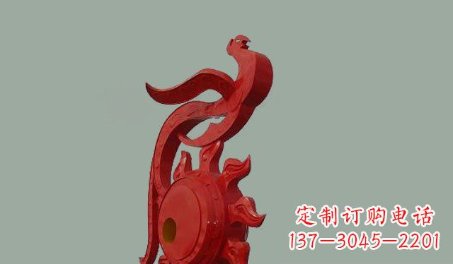 周口不锈钢孔雀雕塑