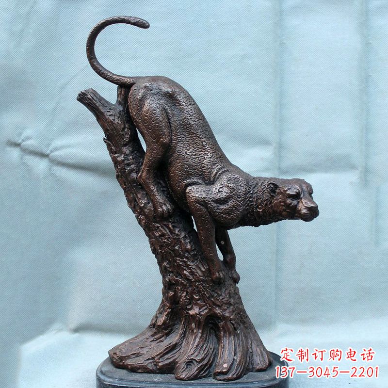 周口不锈钢猎豹雕塑经典之美
