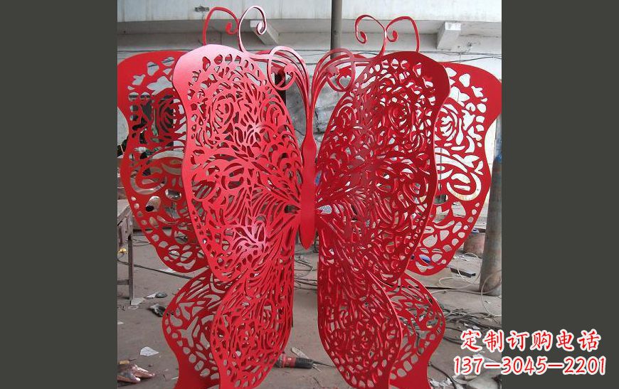 周口不锈钢蝴蝶公园景观雕塑