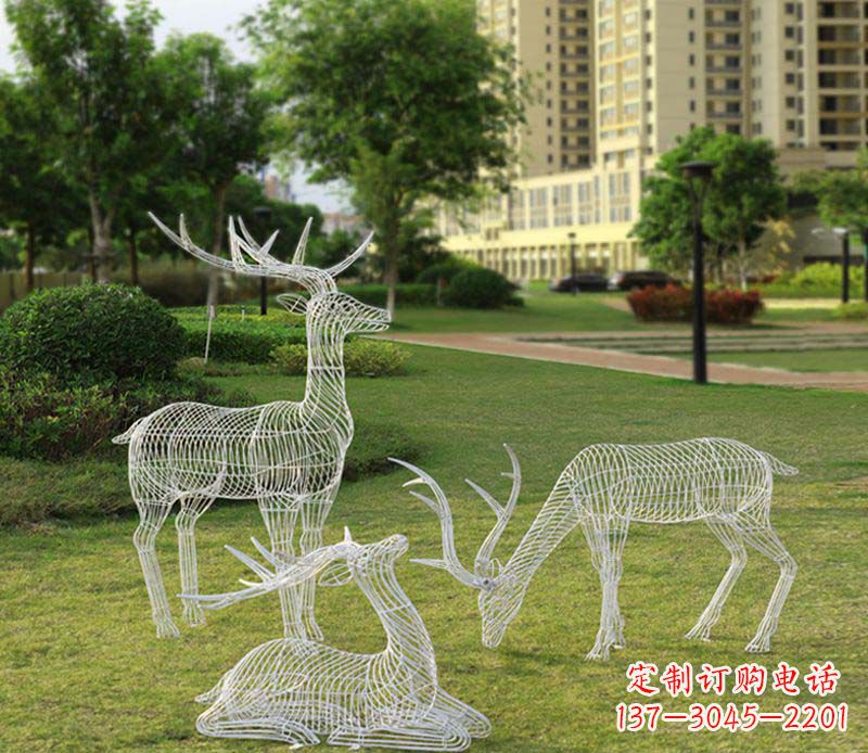 周口精美梅花鹿雕塑,传承祖先文化瑰宝
