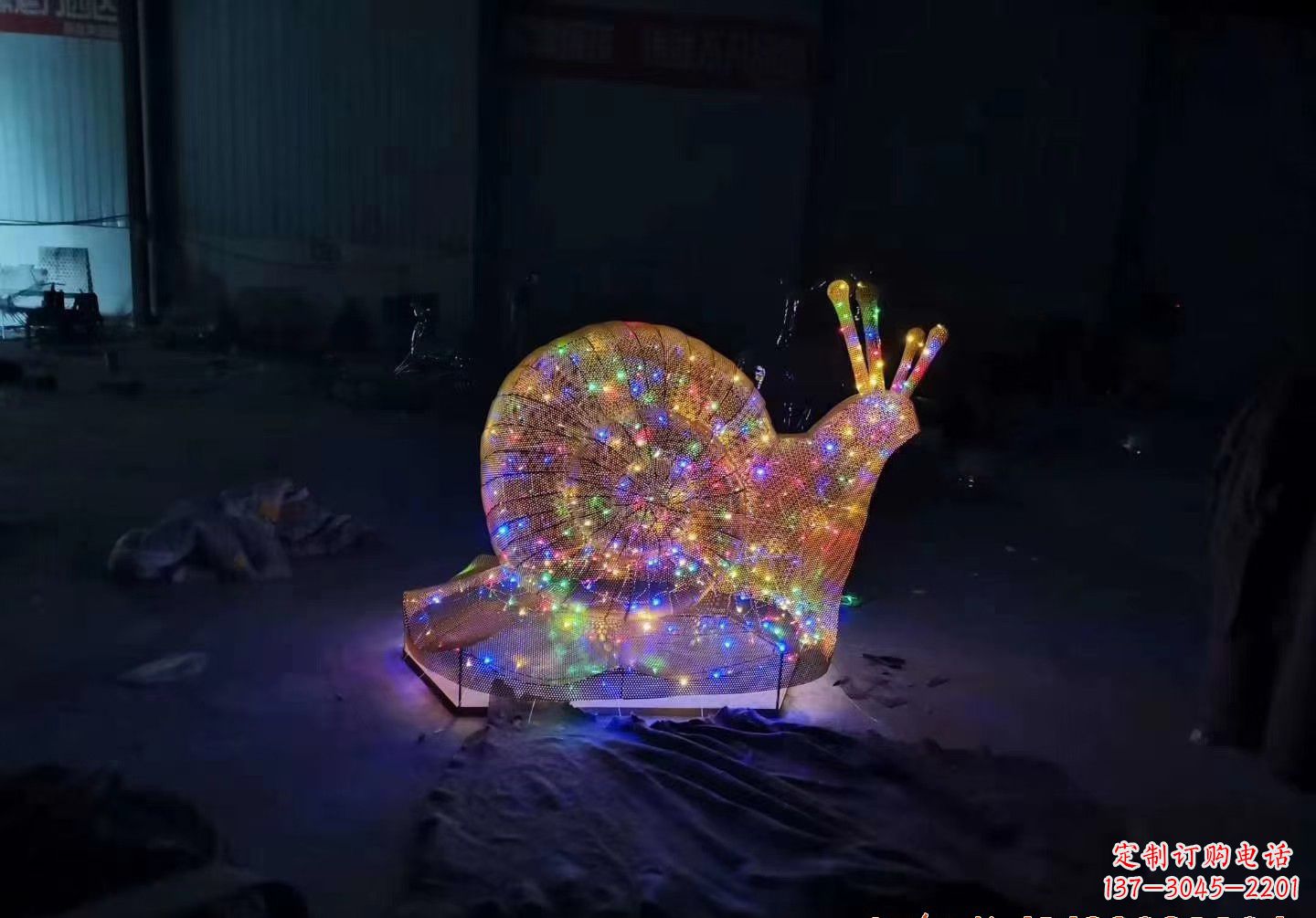 周口不锈钢镂空蜗牛雕塑精致美观的艺术品