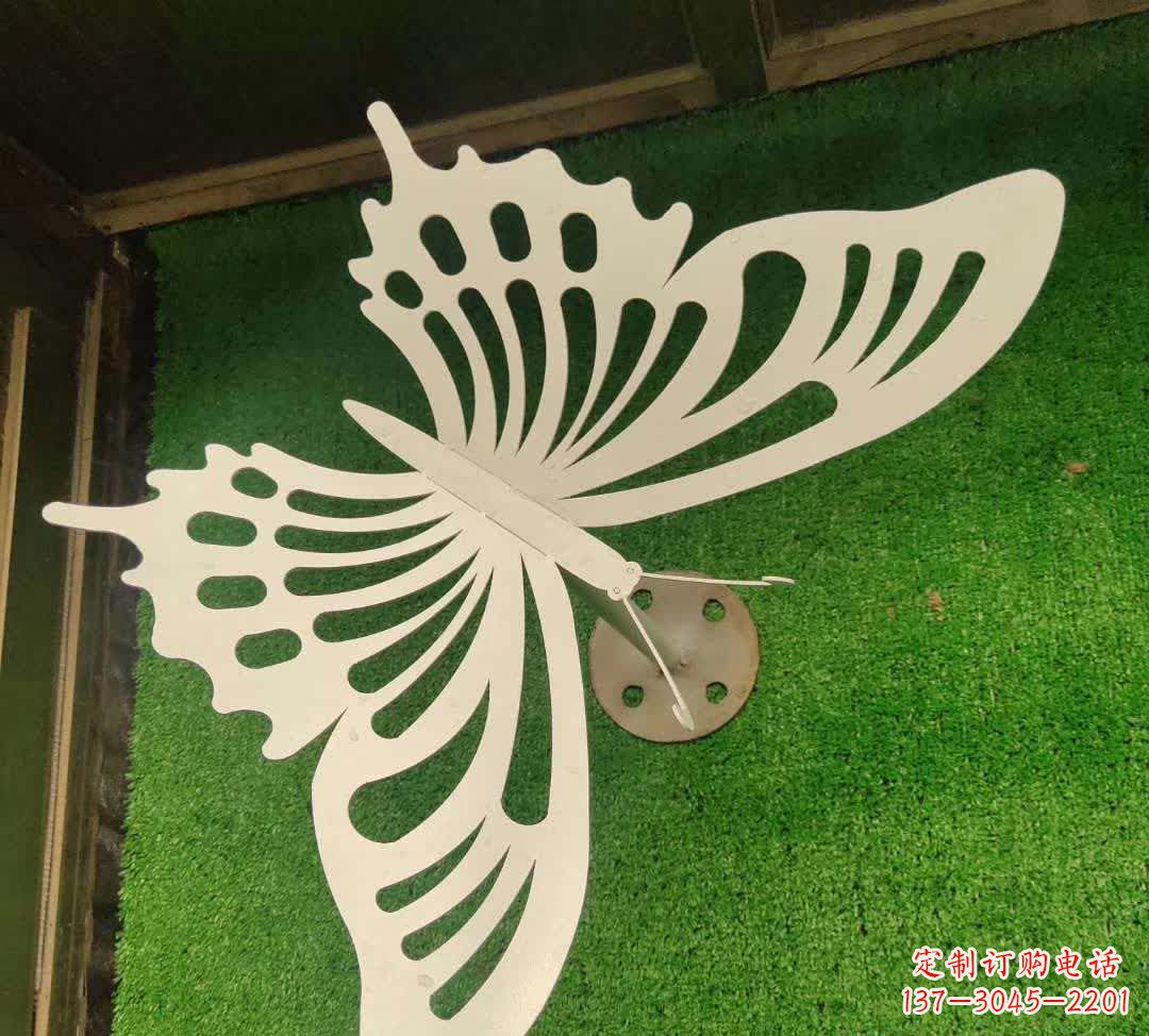 周口不锈钢镂空蝴蝶雕塑灵动翩跹
