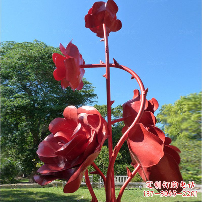 周口玫瑰雕塑艺术的精美表达