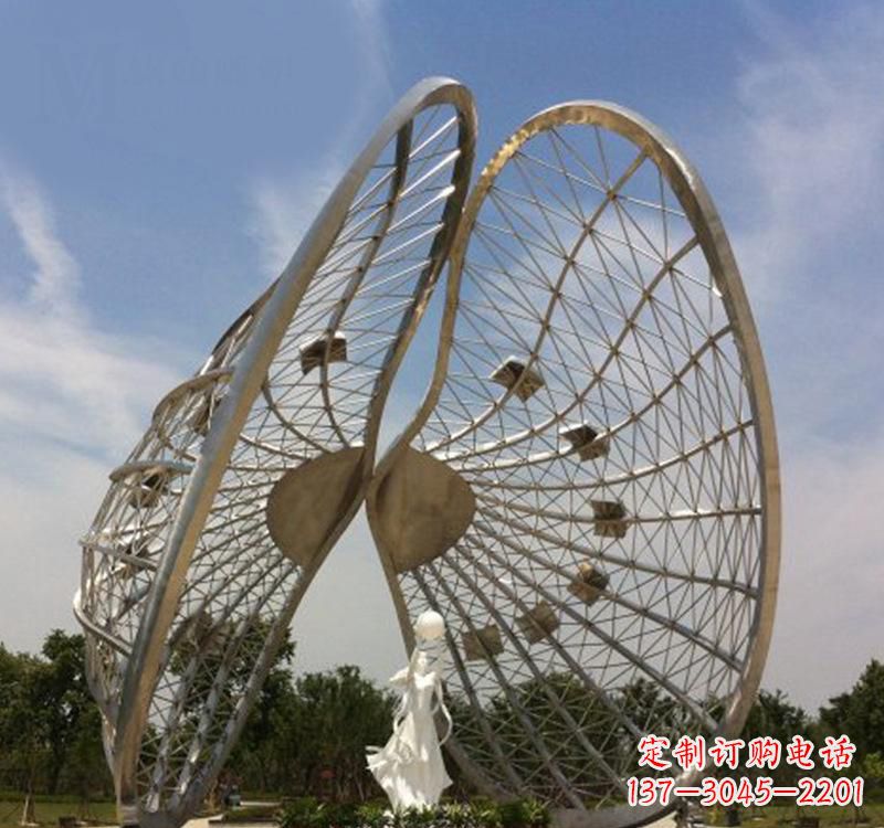 周口不锈钢美陈贝壳雕塑精美的艺术品
