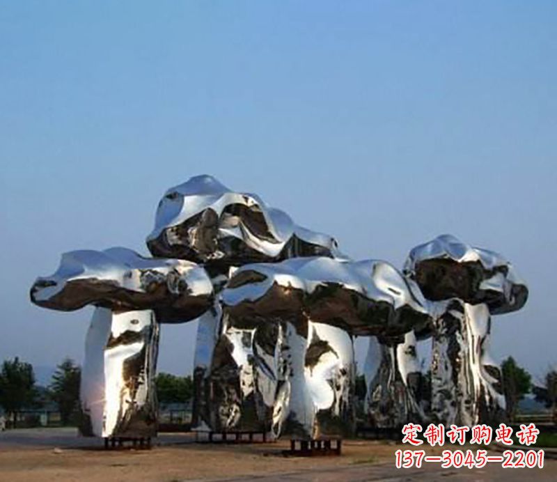 周口不锈钢蘑菇雕塑——一次惊艳的艺术之旅