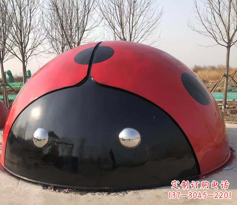 周口不锈钢瓢虫雕塑精致的艺术之美