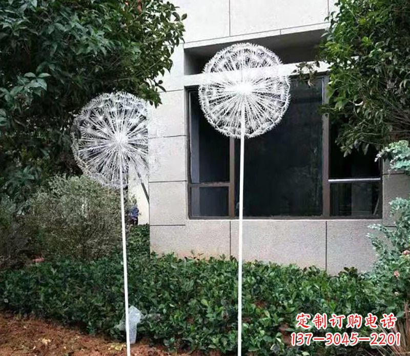 周口不锈钢蒲公英雕塑绚丽多彩