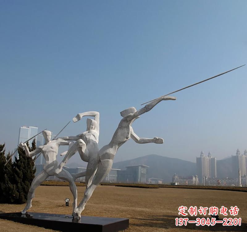 周口不锈钢标枪雕塑