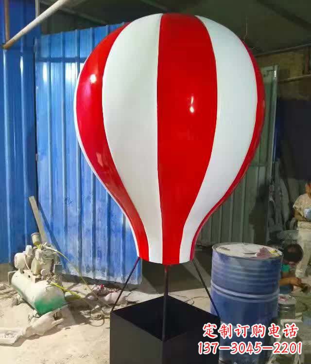 周口新题目美丽的不锈钢气球雕塑