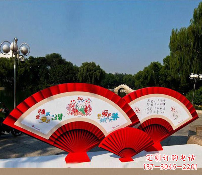 周口不锈钢价值观雕塑——见证社会主义核心价值观